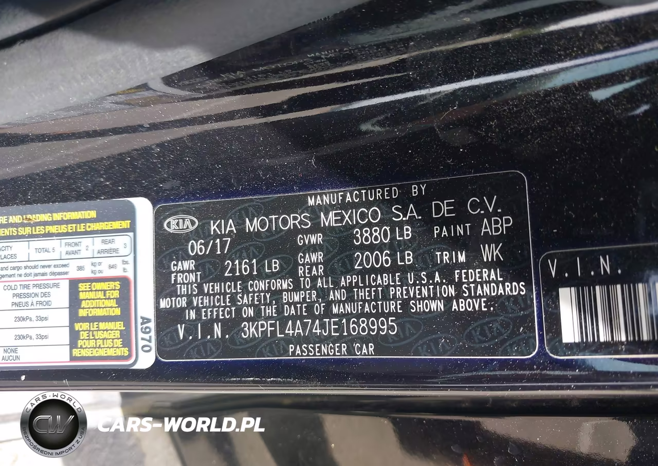 2018 Kia Forte Lx VIN:3KPFL4A74JE168995 - 9