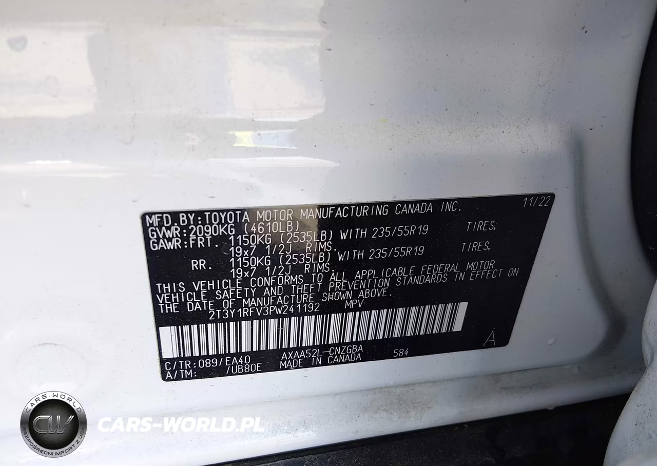 2023 Toyota Rav4 Limited VIN:2T3Y1RFV3PW241192 - 9