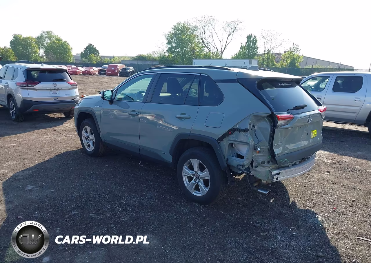 2021 Toyota Rav4 Hybrid Xle VIN:2T3RWRFV9MW116537 - 3