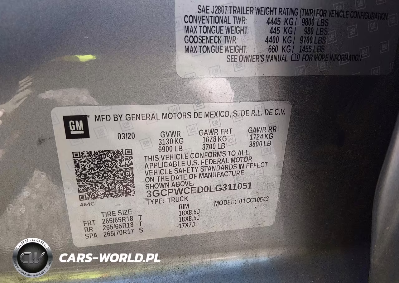 2020 Chevrolet Silverado 1500 2Wd Short Bed Lt VIN:3GCPWCED0LG311051 - 9