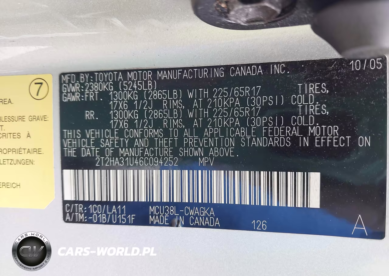 2006 Lexus Rx 330 VIN:2T2HA31U46C094252 - 9