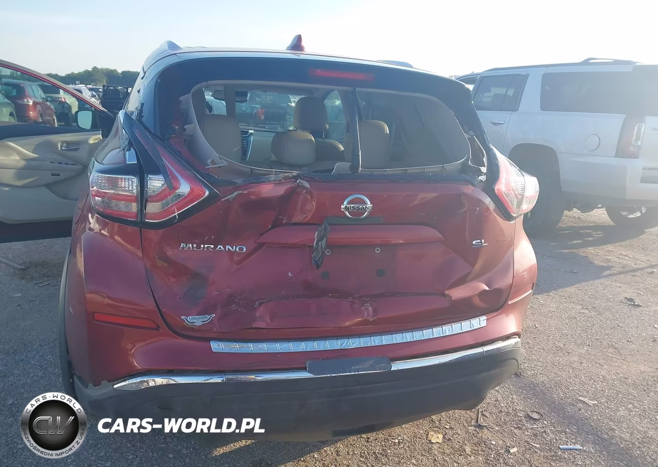 2017 Nissan Murano Sl VIN:5N1AZ2MG6HN130128 - 6