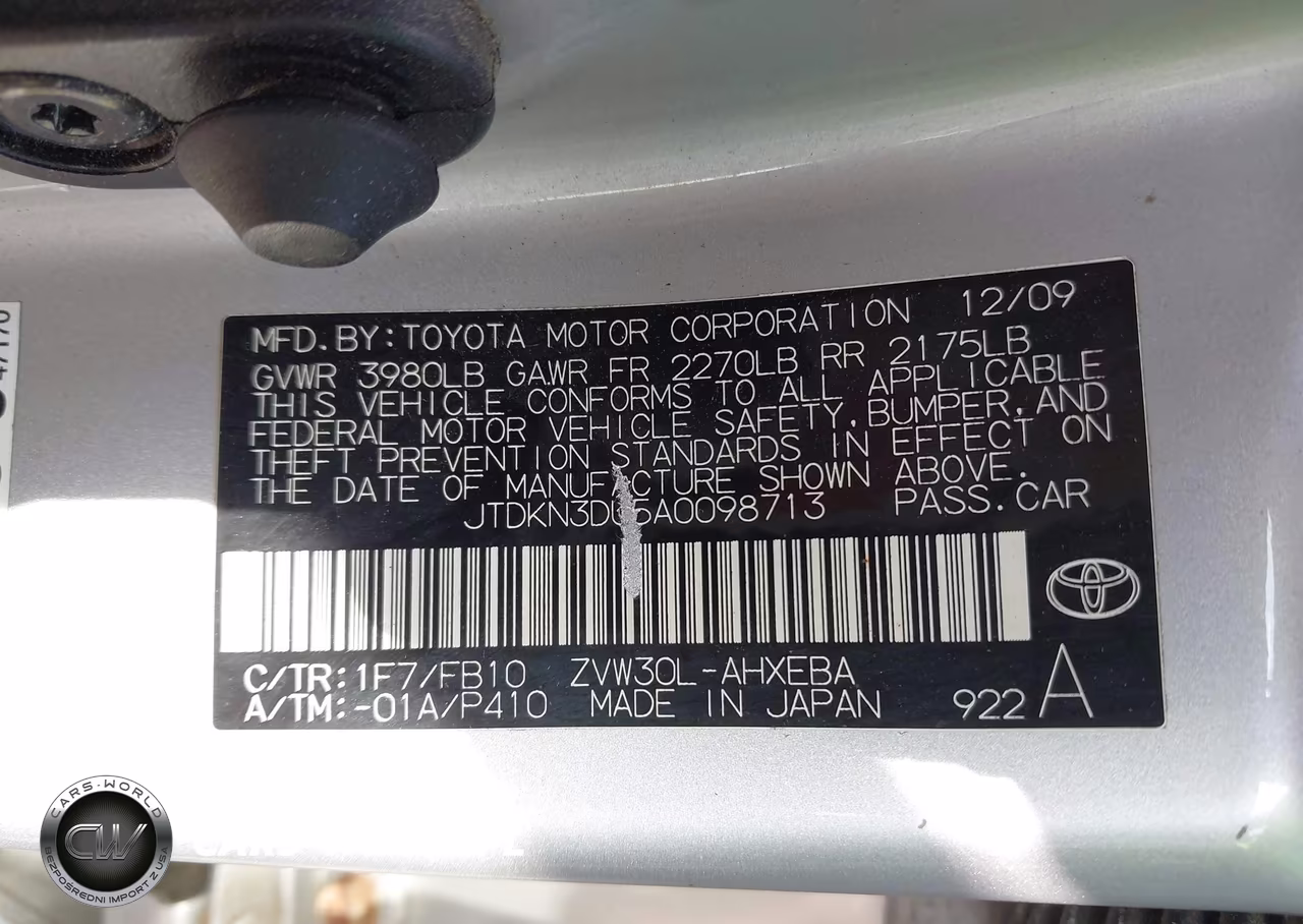 2010 Toyota Prius Iii VIN:JTDKN3DU5A0098713 - 9