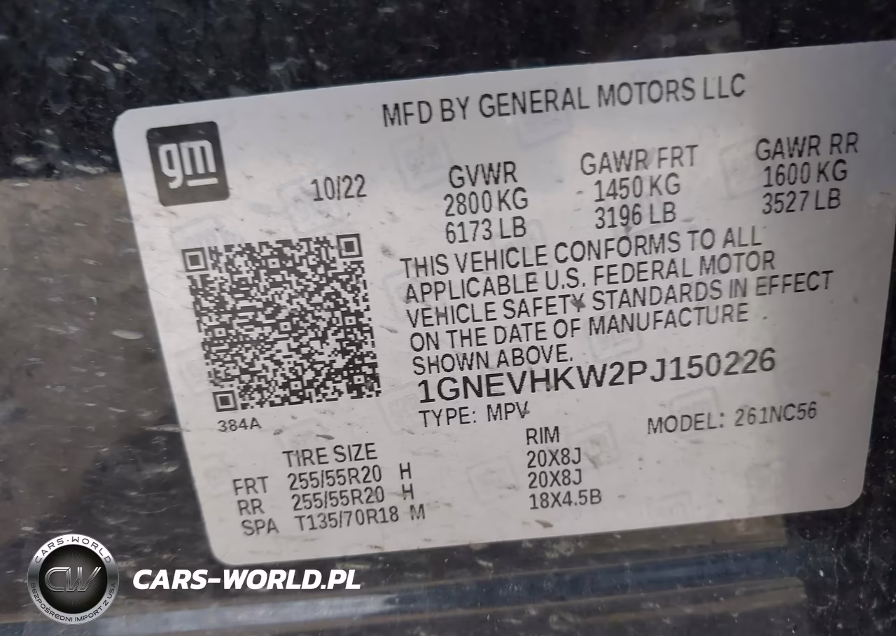 2023 Chevrolet Traverse Awd Lt Leather VIN:1GNEVHKW2PJ150226 - 9