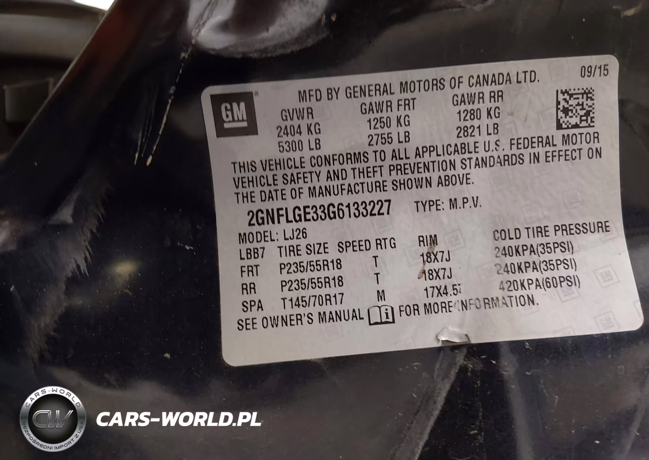 2016 Chevrolet Equinox Ltz VIN:2GNFLGE33G6133227 - 9