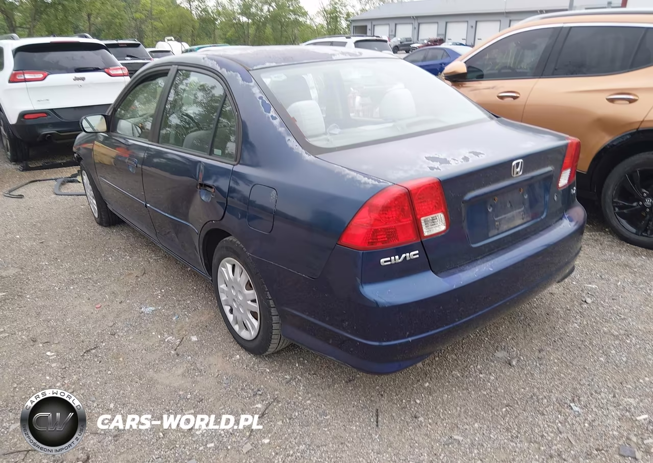 2004 Honda Civic Lx VIN:2HGES16614H635412 - 3