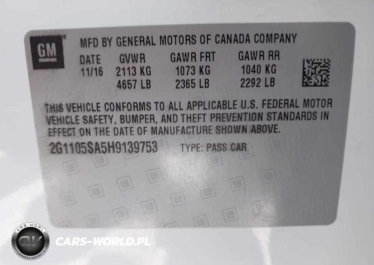 2017 Chevrolet Impala 1Lt VIN:2G1105SA5H9139753 - 9
