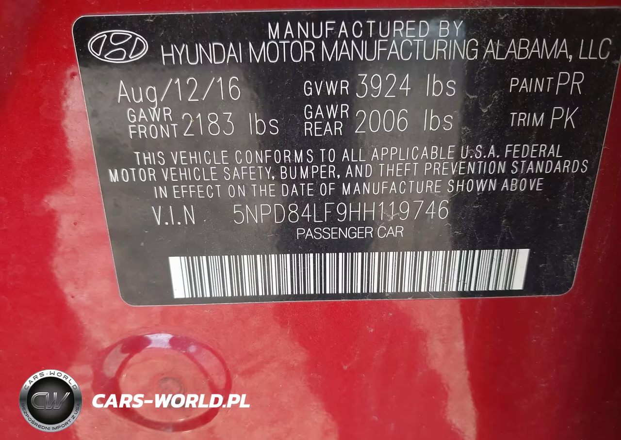 2017 Hyundai Elantra Se VIN:5NPD84LF9HH119746 - 9