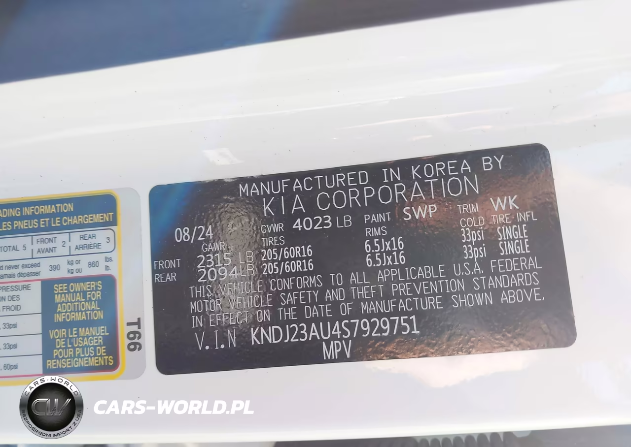 2025 Kia Soul Lx VIN:KNDJ23AU4S7929751 - 9