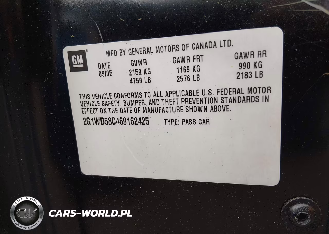 2006 Chevrolet Impala Ss VIN:2G1WD58C469162425 - 9