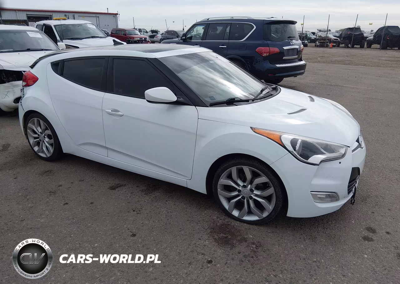 2012 Hyundai Veloster Base W-Red-Black