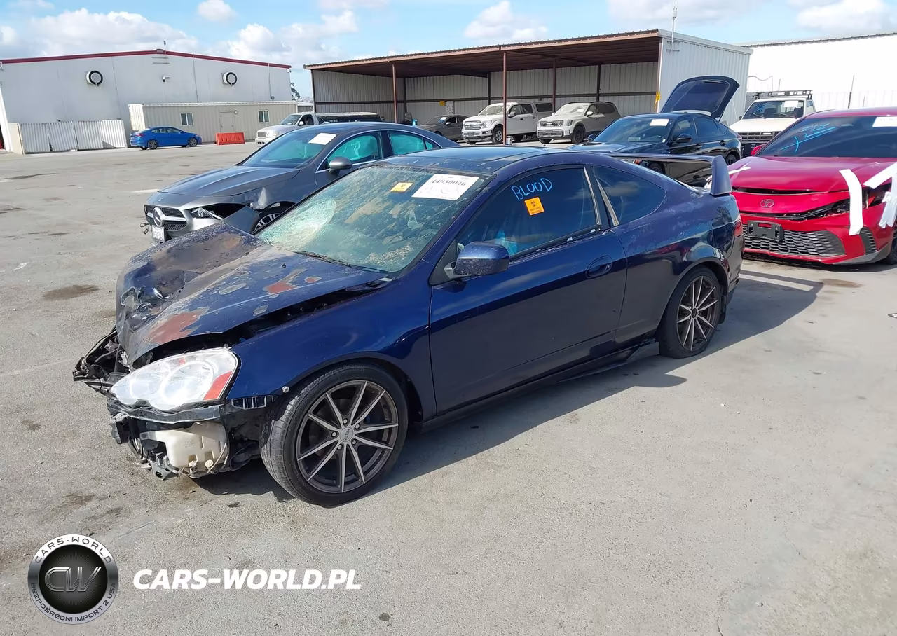 2002 Acura Rsx VIN:JH4DC548X2C021587 - 2