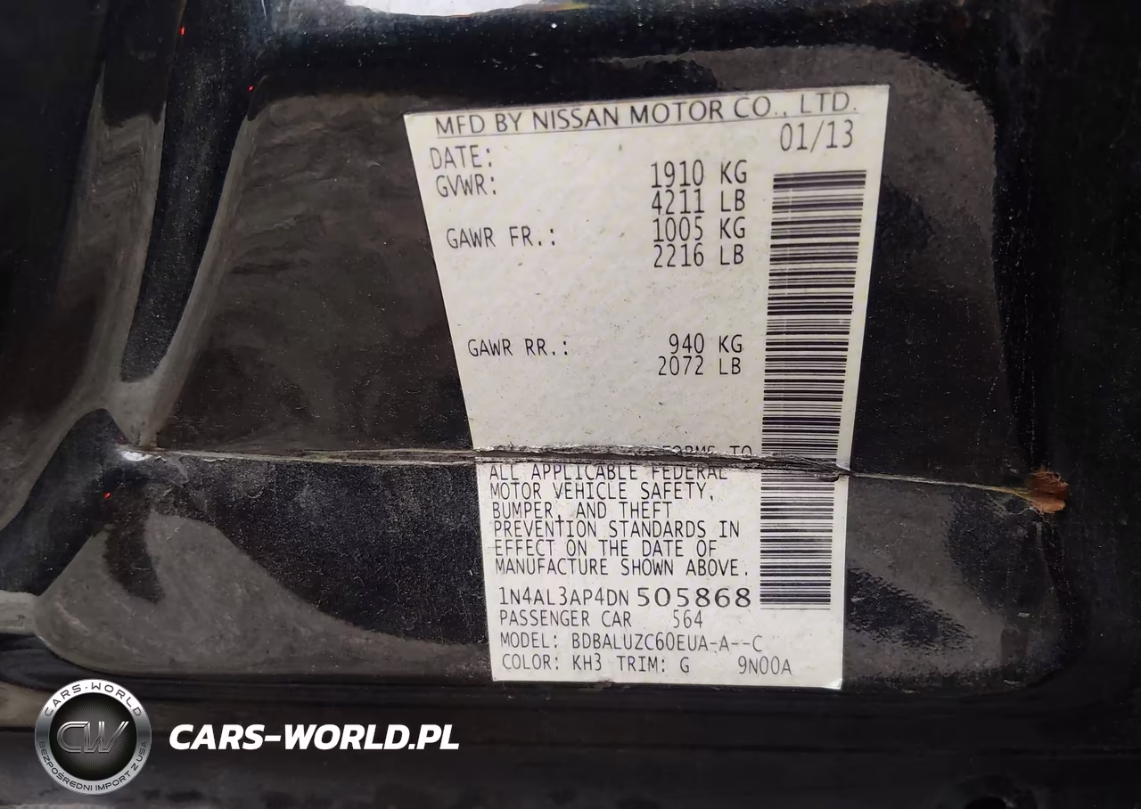 2013 Nissan Altima 2.5 Sv VIN:1N4AL3AP4DN505868 - 9
