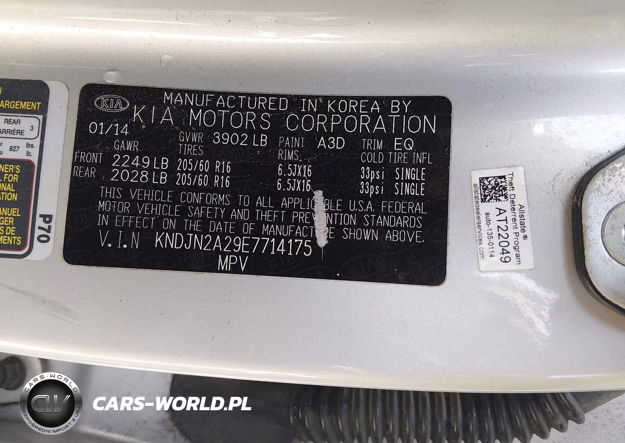 2014 Kia Soul VIN:KNDJN2A29E7714175 - 9