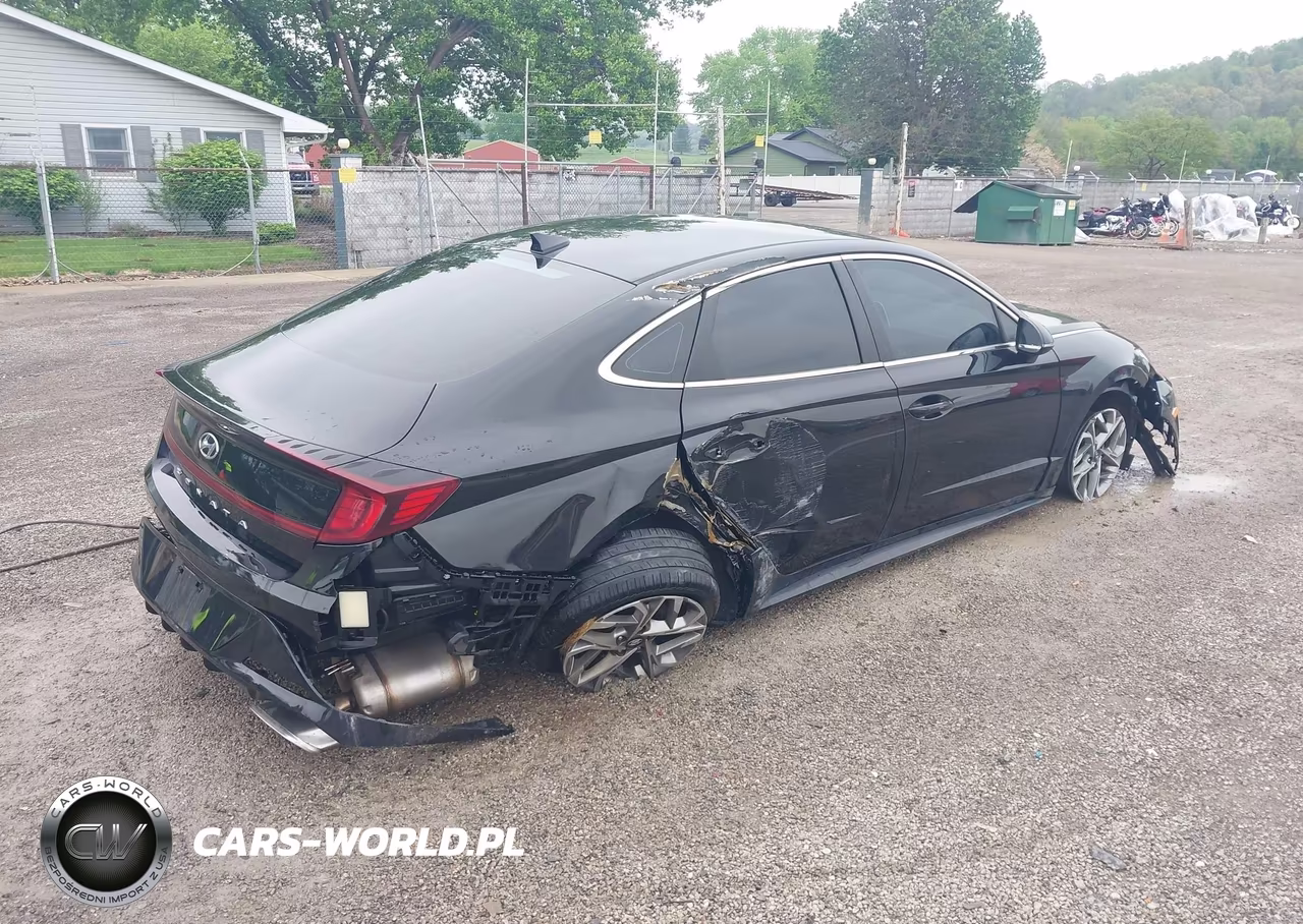 2021 Hyundai Sonata Sel VIN:KMHL64JA7MA151052 - 4
