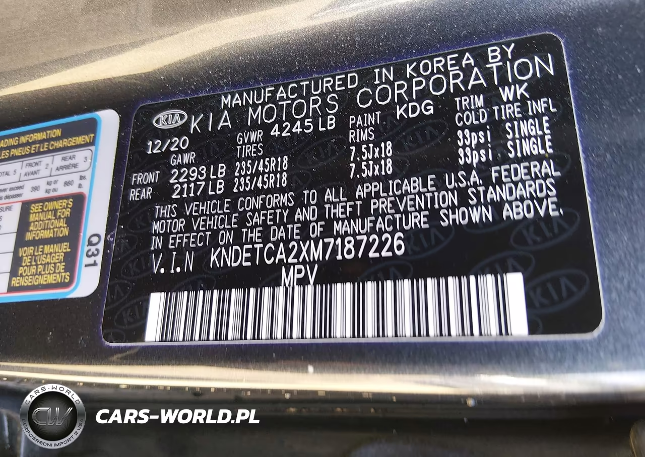 2021 Kia Seltos Sx Turbo VIN:KNDETCA2XM7187226 - 9