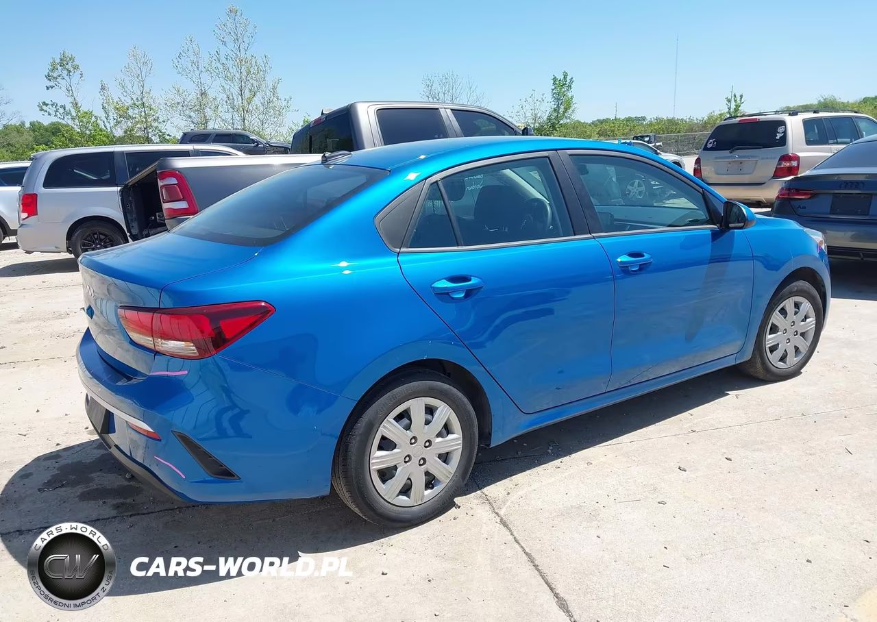 2022 Kia Rio S VIN:3KPA24AD3NE478547 - 4