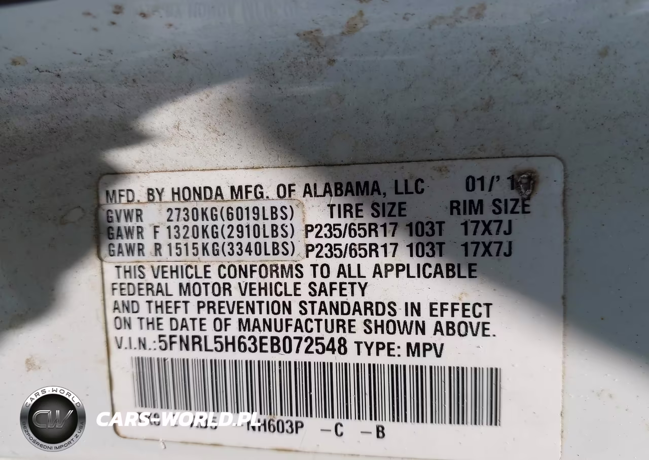 2014 Honda Odyssey Ex-L VIN:5FNRL5H63EB072548 - 9
