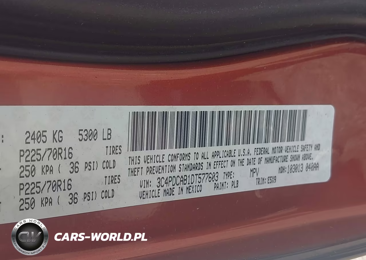 2013 Dodge Journey American Value Pkg VIN:3C4PDCAB1DT577603 - 9