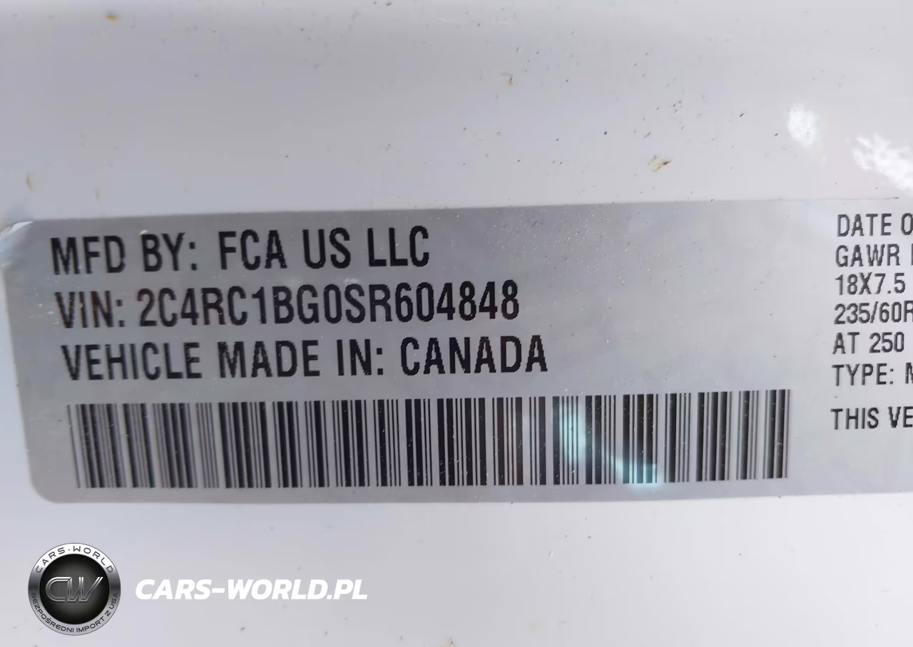 2025 Chrysler Pacifica Select VIN:2C4RC1BG0SR604848 - 9