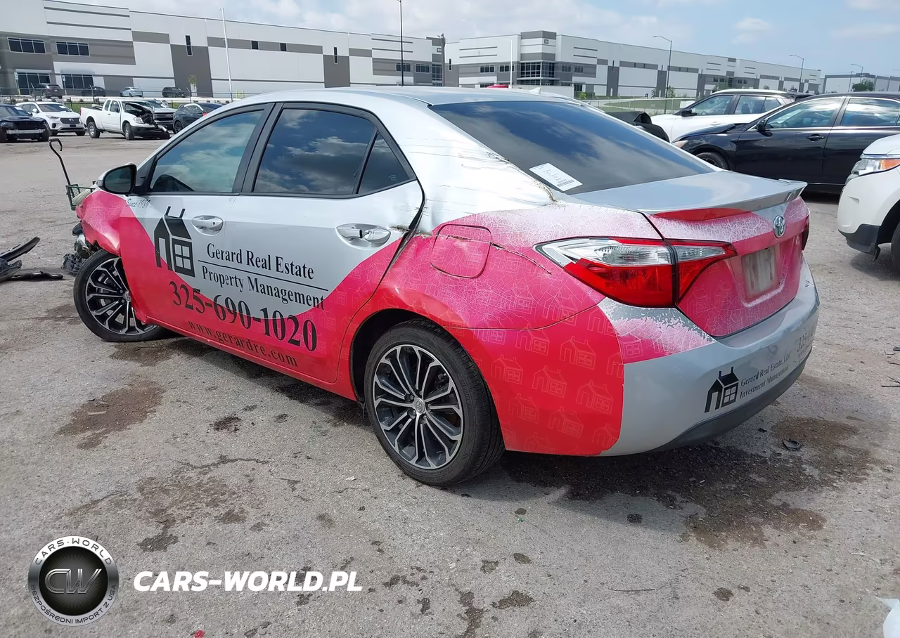 2014 Toyota Corolla S Plus VIN:5YFBURHE0EP144291 - 3