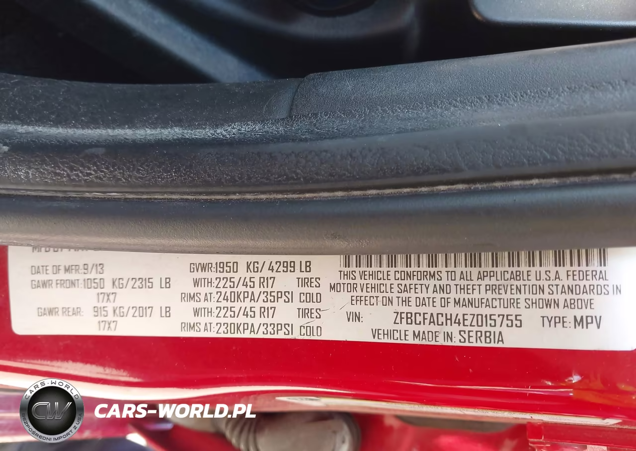 2014 Fiat 500L Lounge VIN:ZFBCFACH4EZ015755 - 9