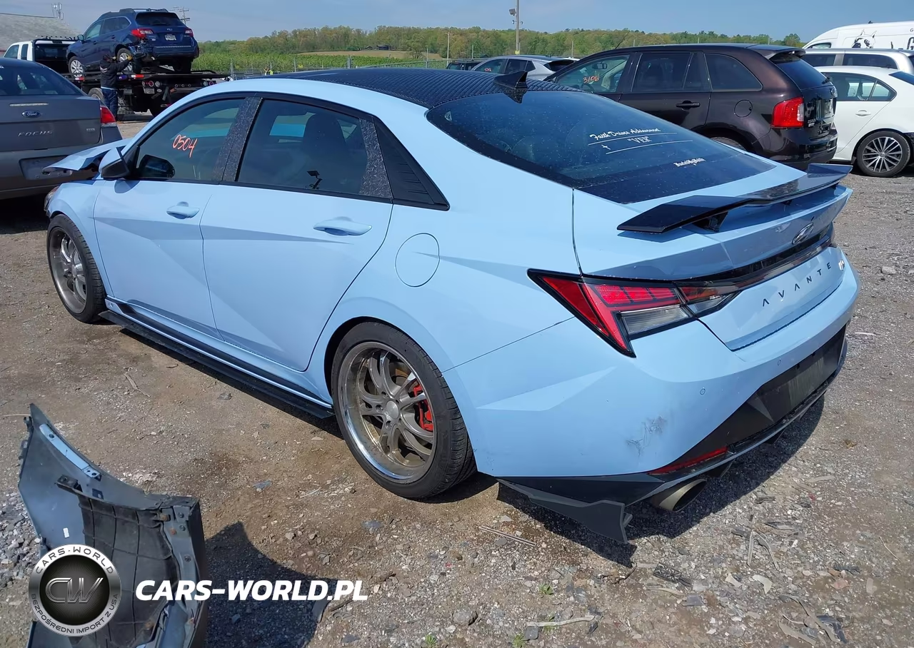 2022 Hyundai Elantra N VIN:KMHLW4AK9NU003431 - 3