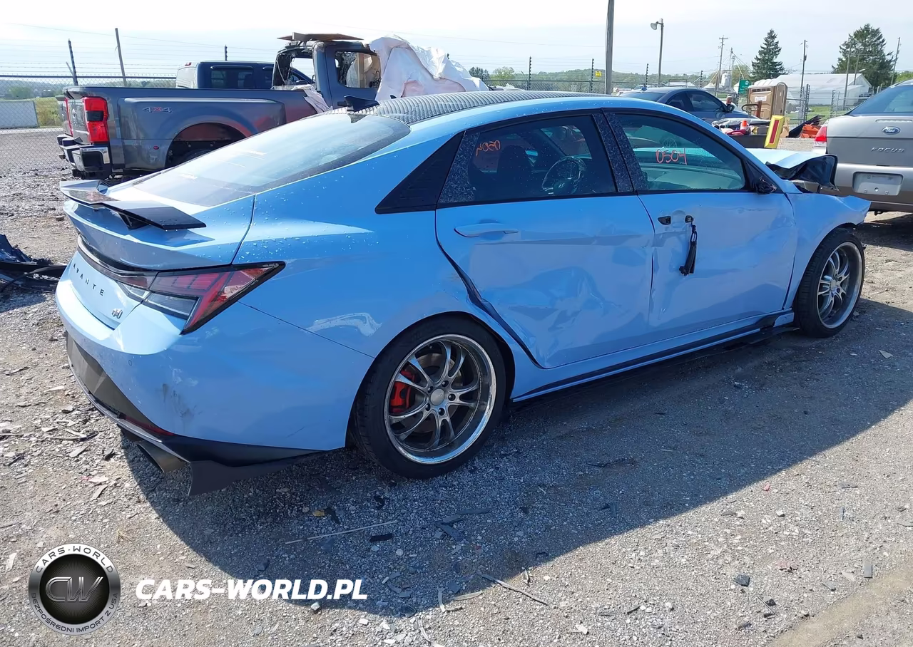 2022 Hyundai Elantra N VIN:KMHLW4AK9NU003431 - 4
