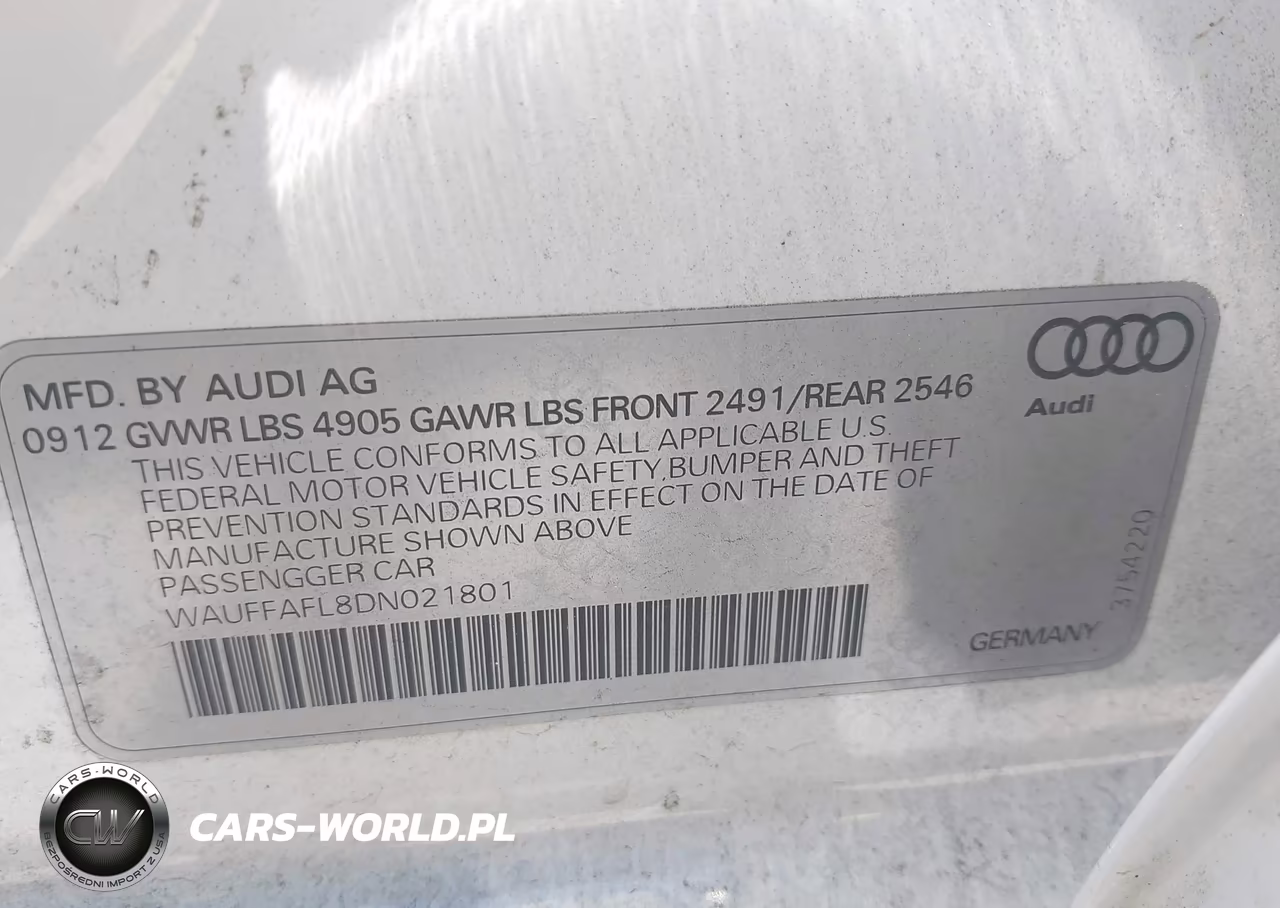 2013 Audi A4 2.0T Premium VIN:WAUFFAFL8DN021801 - 9