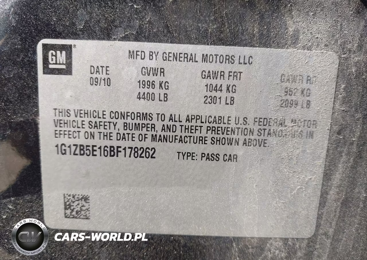 2011 Chevrolet Malibu Ls VIN:1G1ZB5E16BF178262 - 9