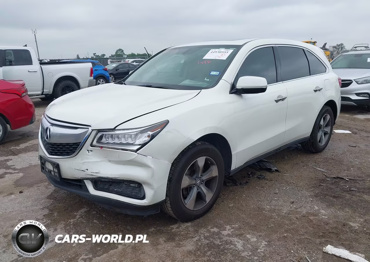 2016 Acura Mdx Acurawatch Plus Package VIN:5FRYD4H23GB038238 - 2