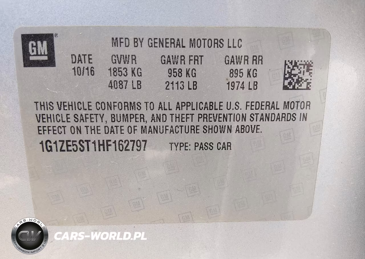 2017 Chevrolet Malibu 1Lt VIN:1G1ZE5ST1HF162797 - 9
