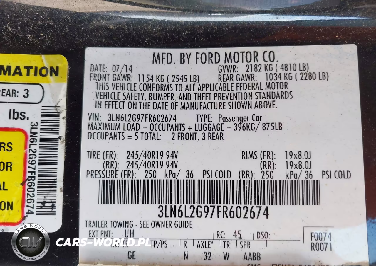 2015 Lincoln Mkz VIN:3LN6L2G97FR602674 - 9