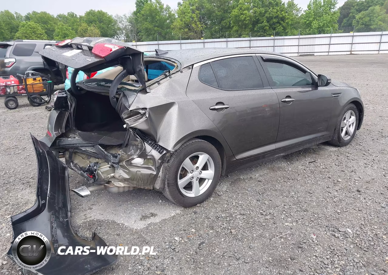 2014 Kia Optima Lx VIN:5XXGM4A76EG289090 - 4
