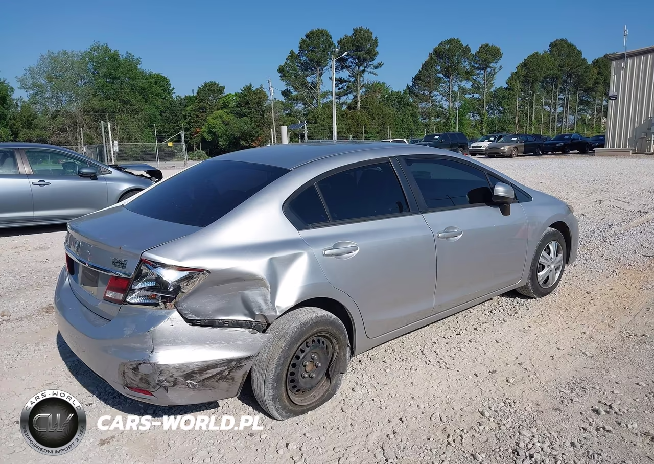 2015 Honda Civic Lx VIN:19XFB2F53FE011545 - 4