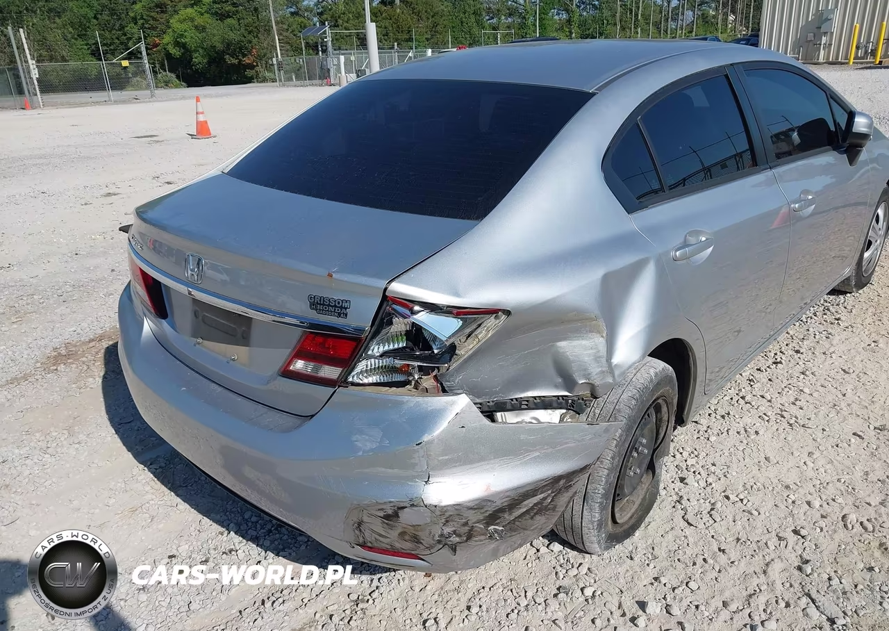 2015 Honda Civic Lx VIN:19XFB2F53FE011545 - 6