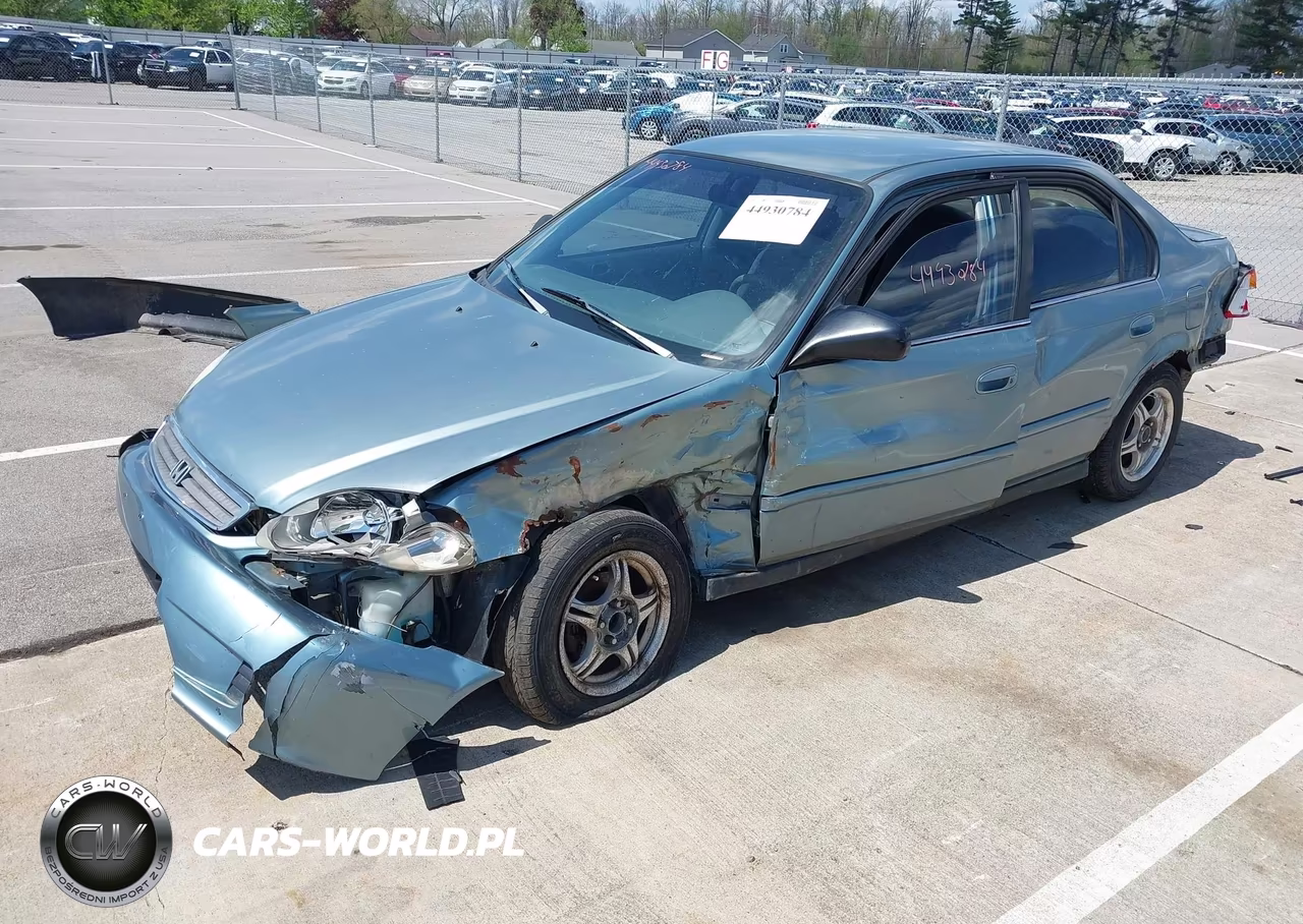 2000 Honda Civic Value Package VIN:2HGEJ6611YH593608 - 2