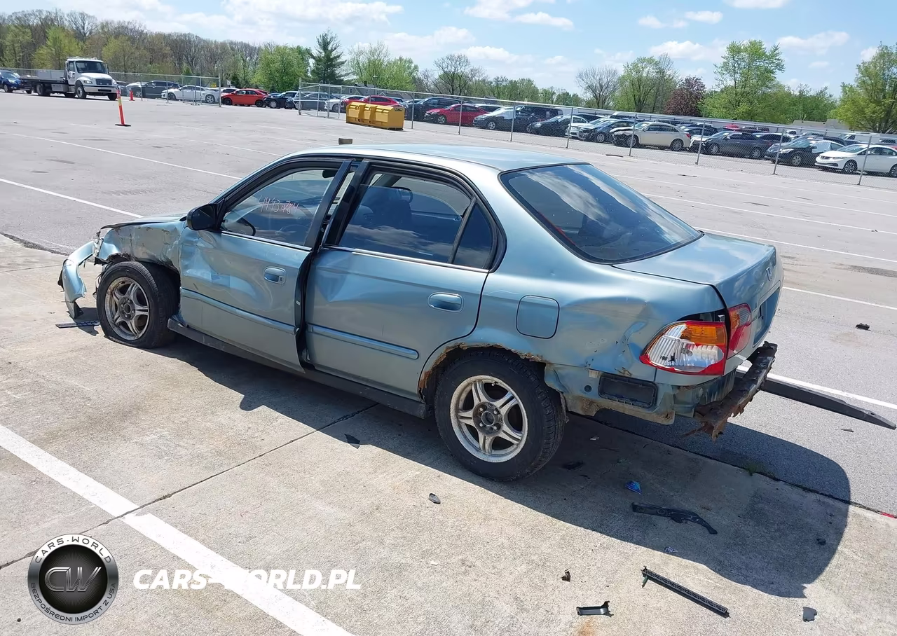 2000 Honda Civic Value Package VIN:2HGEJ6611YH593608 - 3