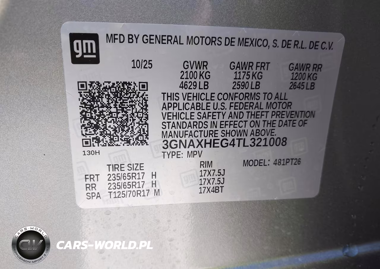 2026 Chevrolet Equinox Fwd Lt VIN:3GNAXHEG4TL321008 - 9