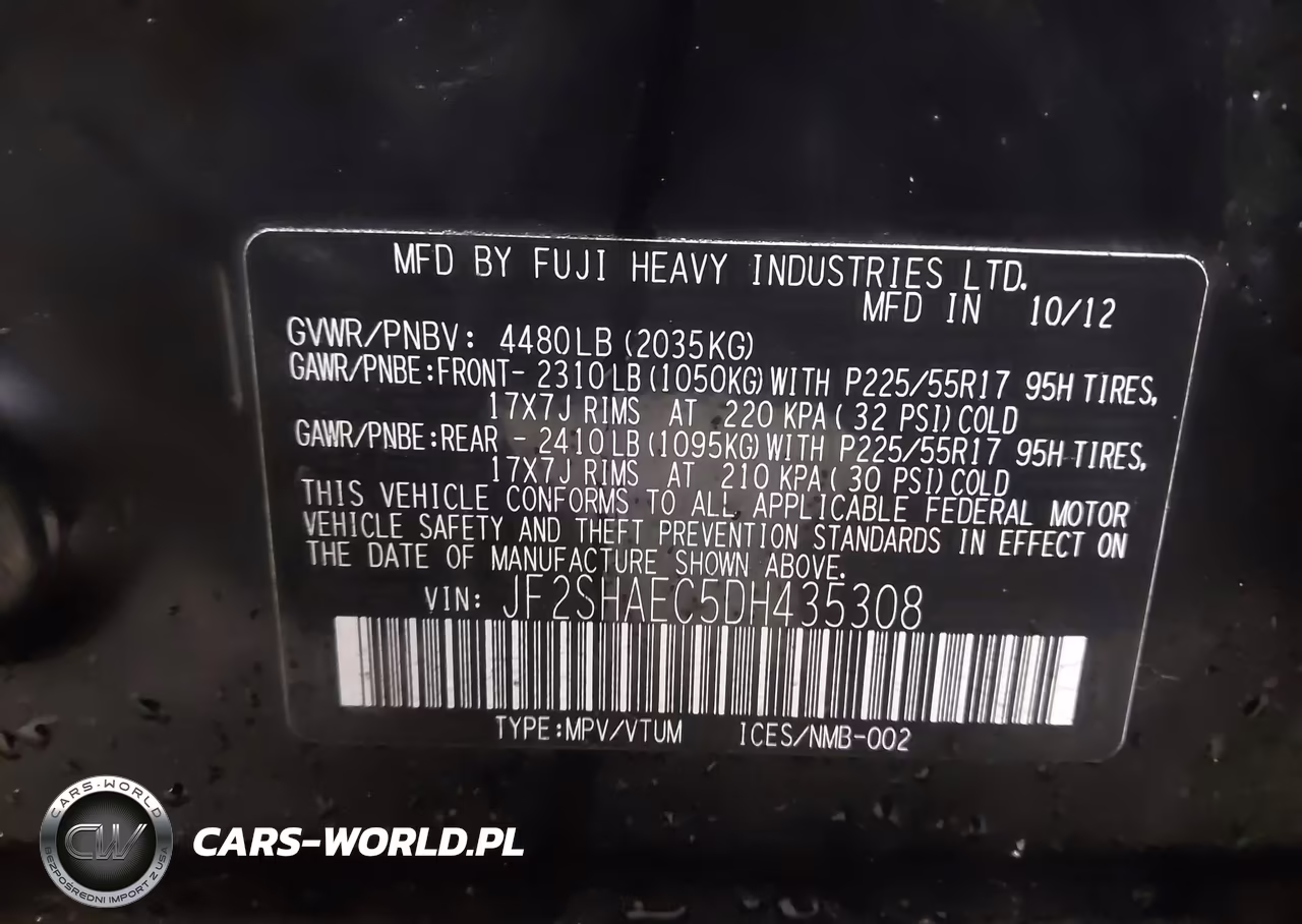 2013 Subaru Forester 2.5X Limited VIN:JF2SHAEC5DH435308 - 9