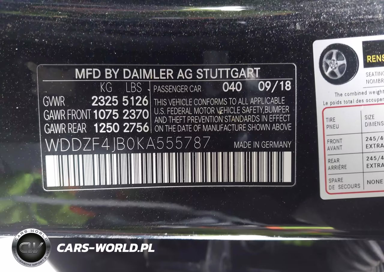 2019 Mercedes-Benz E 300 VIN:WDDZF4JB0KA555787 - 9