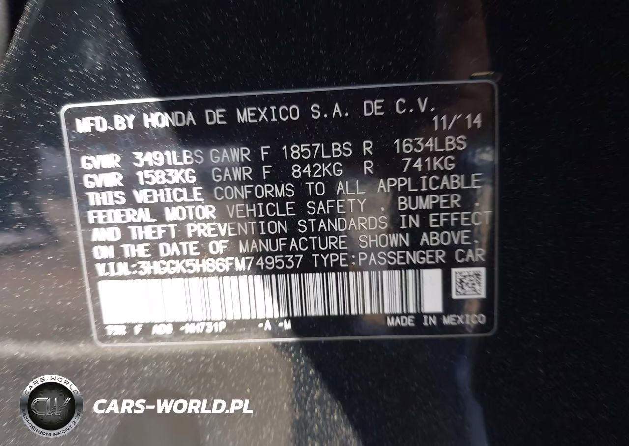 2015 Honda Fit Ex-Ex-L VIN:3HGGK5H86FM749537 - 9