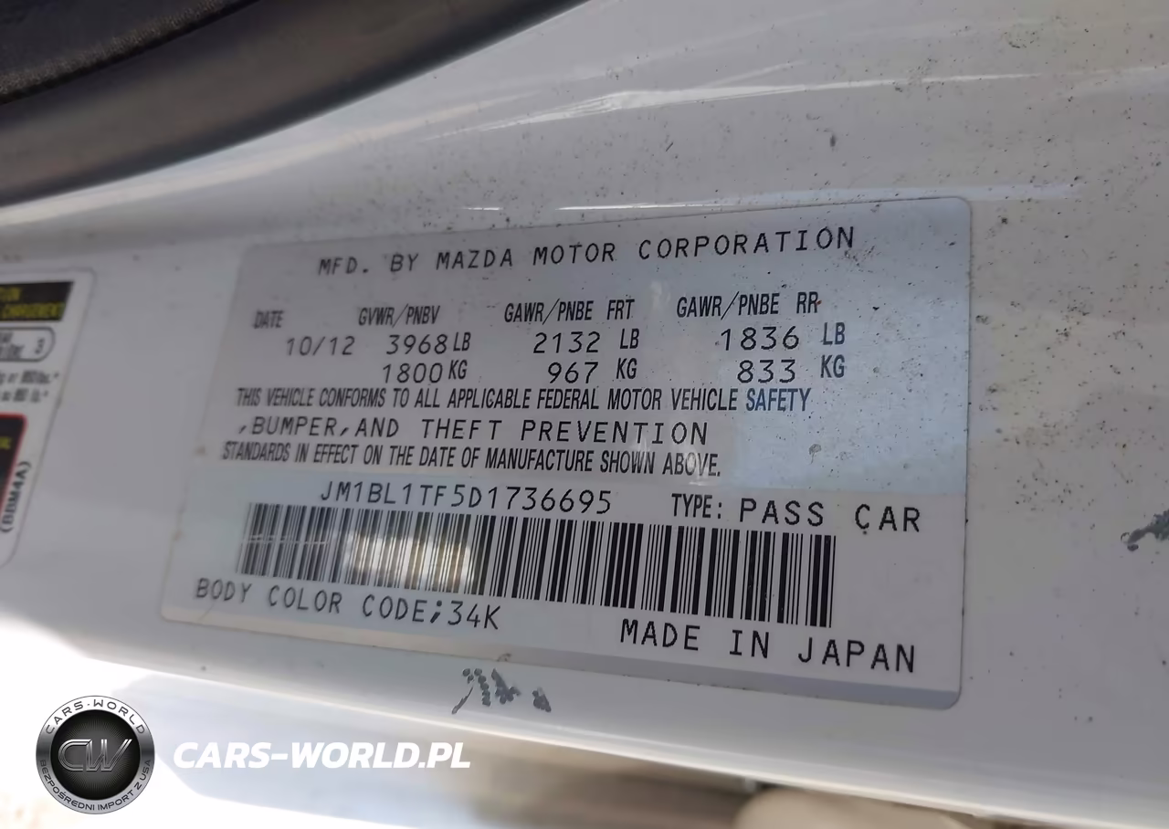 2013 Mazda Mazda3 I Sv VIN:JM1BL1TF5D1736695 - 9