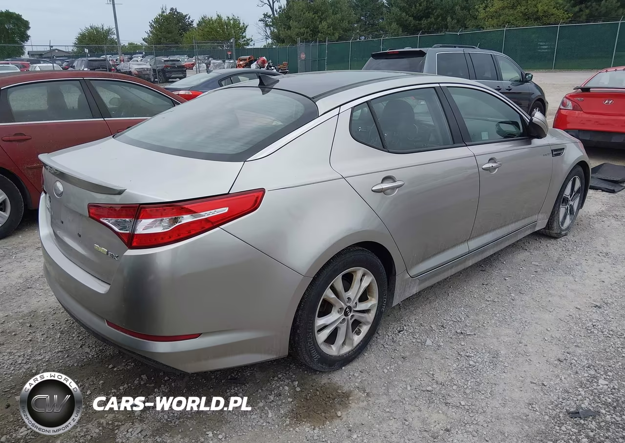 2013 Kia Optima Hybrid Ex VIN:KNAGM4AD2D5039691 - 4