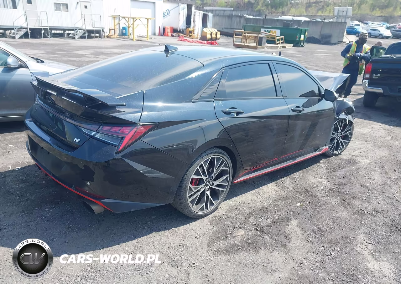 2022 Hyundai Elantra N VIN:KMHLW4AK5NU001787 - 4