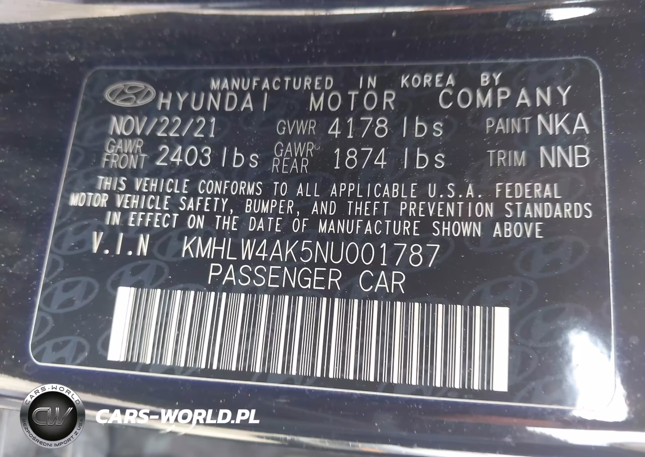 2022 Hyundai Elantra N VIN:KMHLW4AK5NU001787 - 9