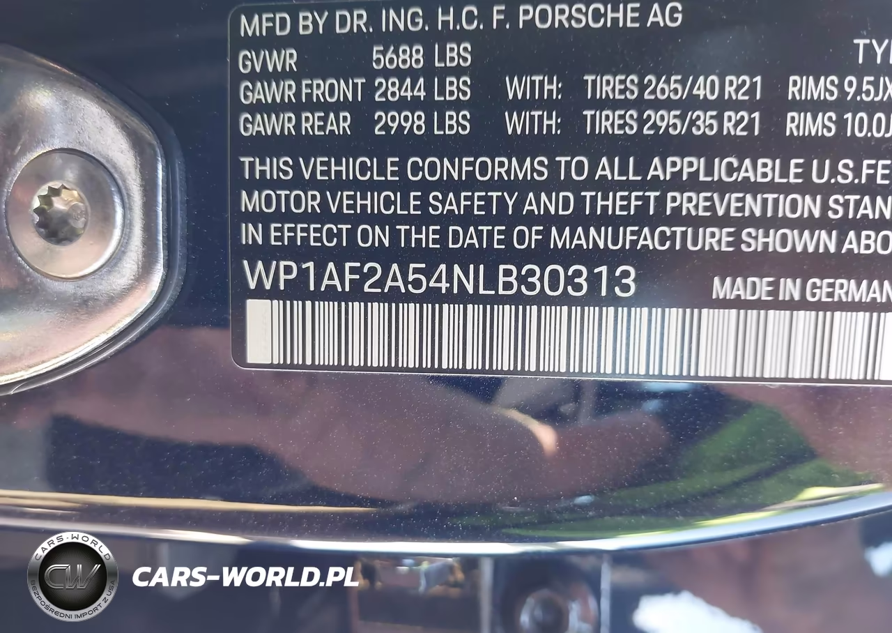 2022 Porsche Macan Gts VIN:WP1AF2A54NLB30313 - 9