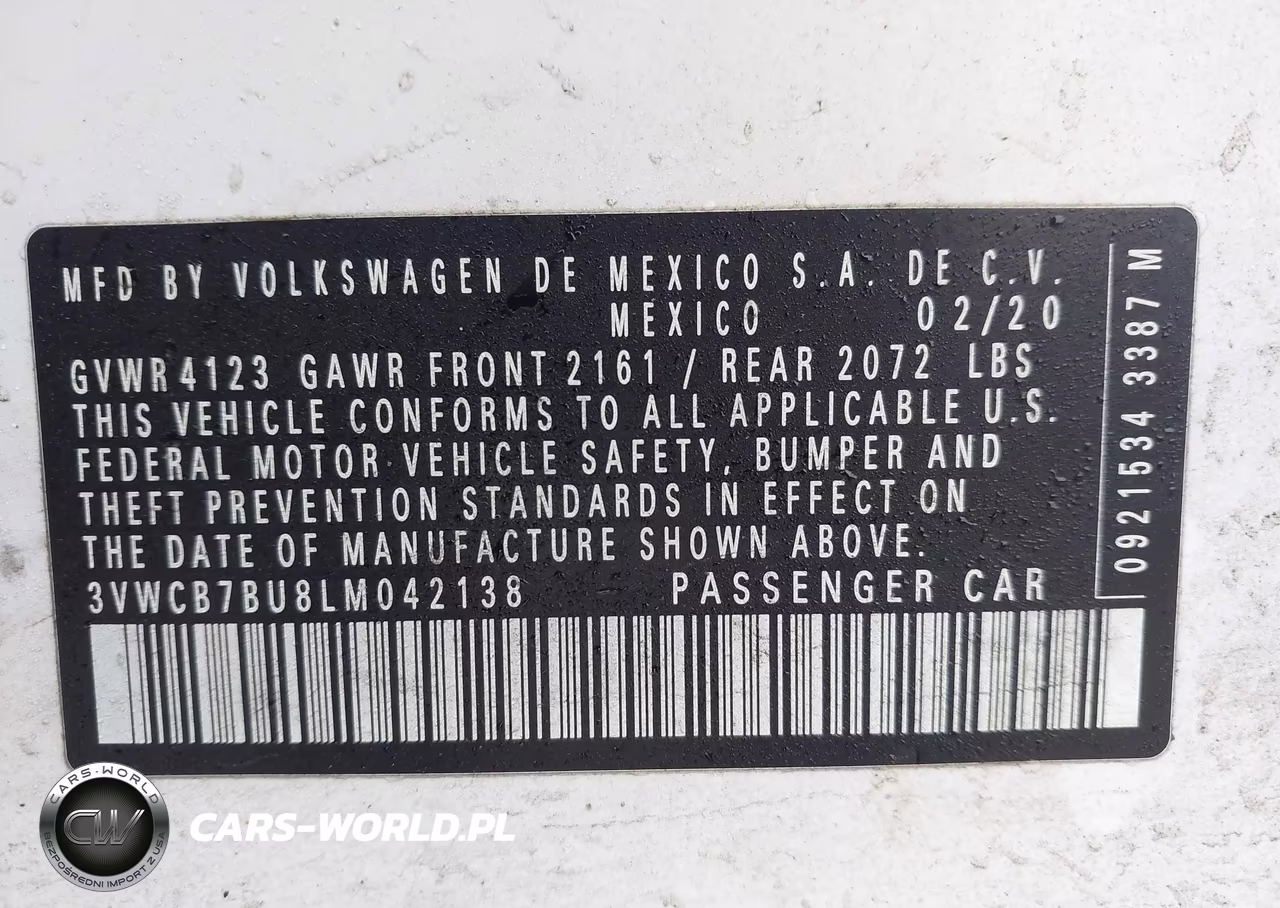 2020 Volkswagen Jetta 1.4T R-Line-1.4T S-1.4T Se VIN:3VWCB7BU8LM042138 - 9