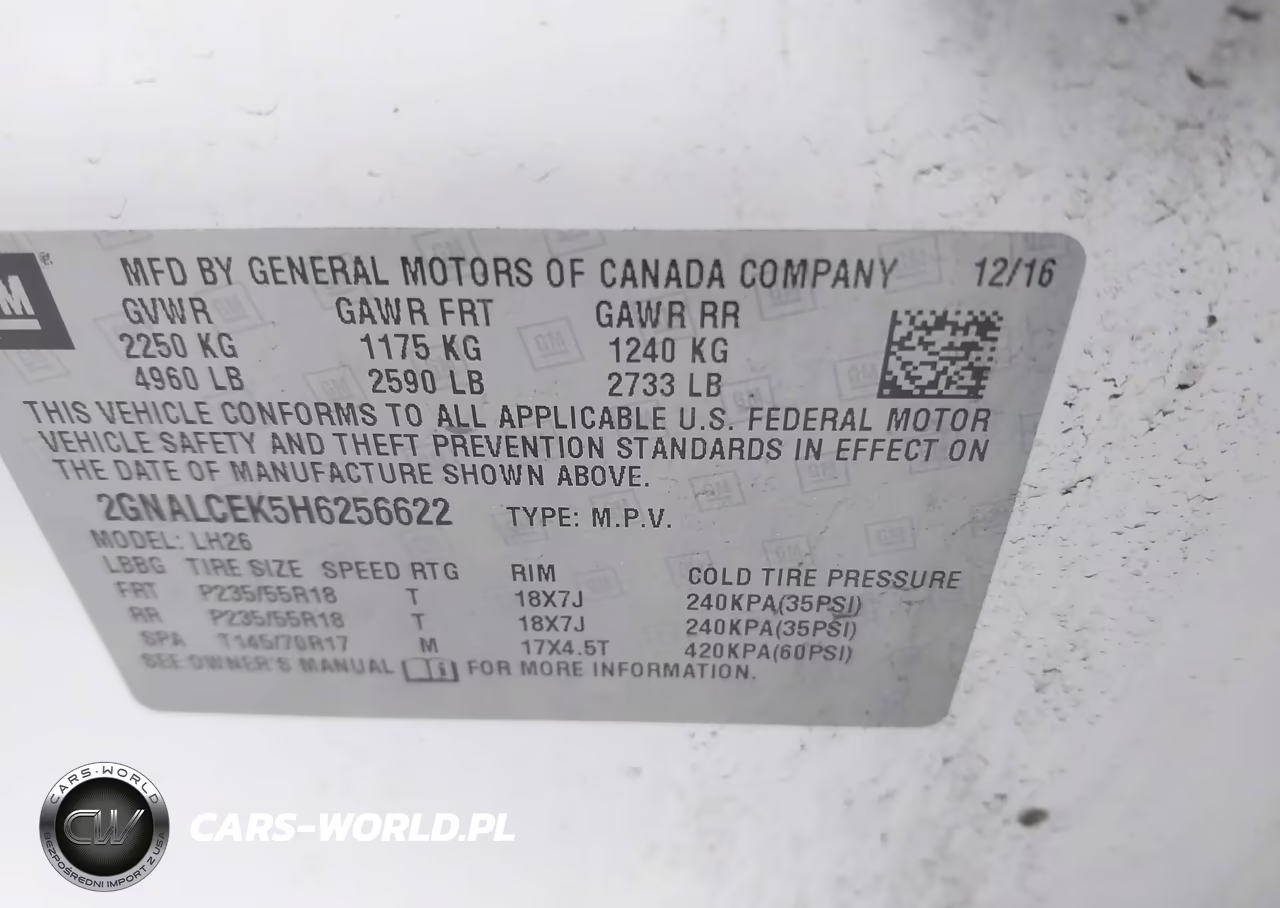 2017 Chevrolet Equinox Lt VIN:2GNALCEK5H6256622 - 9