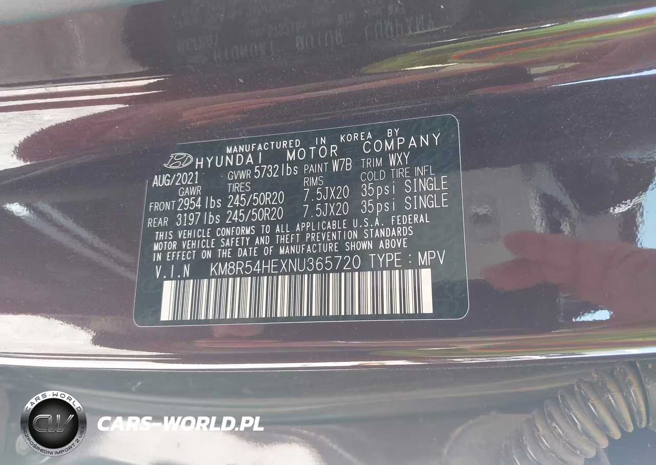 2022 Hyundai Palisade Limited VIN:KM8R54HEXNU365720 - 9